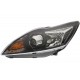 Ford Focus 2008-2011 Black Inner Xenon Head Lamp Unit Passenger Side